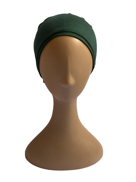 Hijab Cap Dark Green