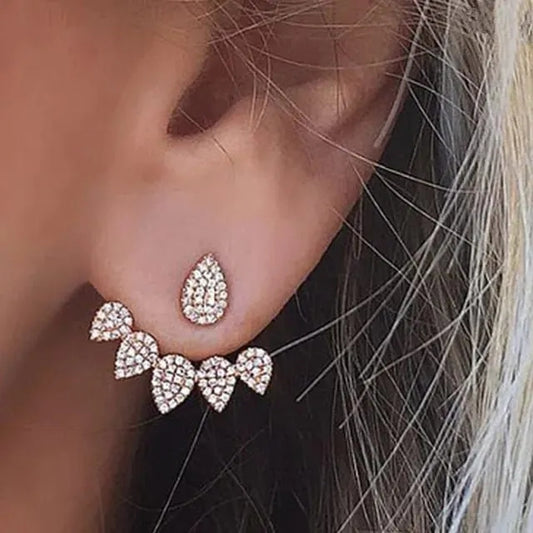 Leaf Diamond Earrings