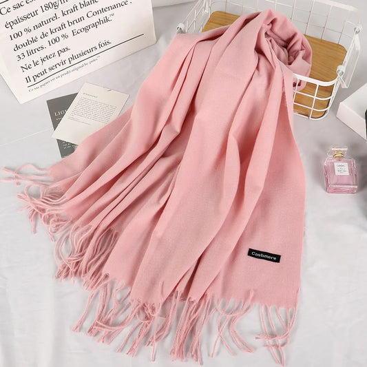 Plain Cashmere Flamingo