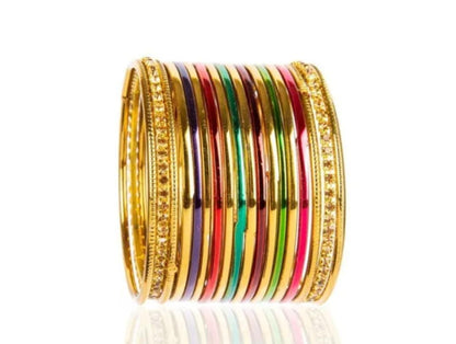 Metallic Multicolor Bangles