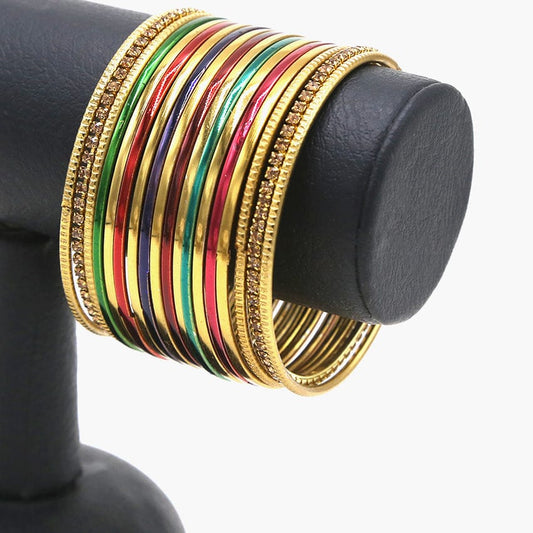 Metallic Multicolor Bangles