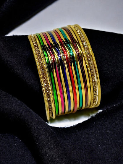 Metallic Multicolor Bangles