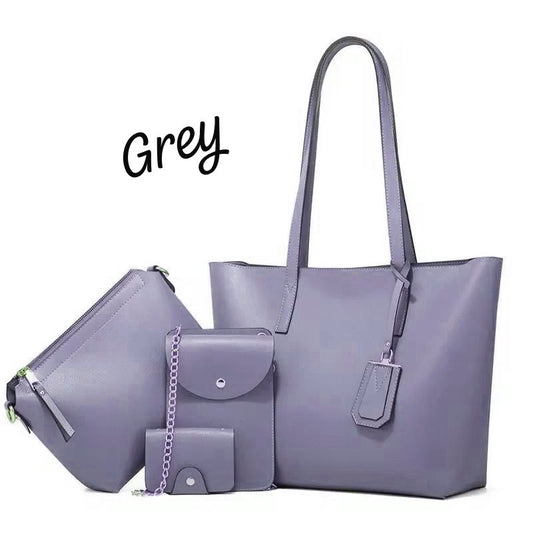 Tote Bag (Set Of 4) Grey