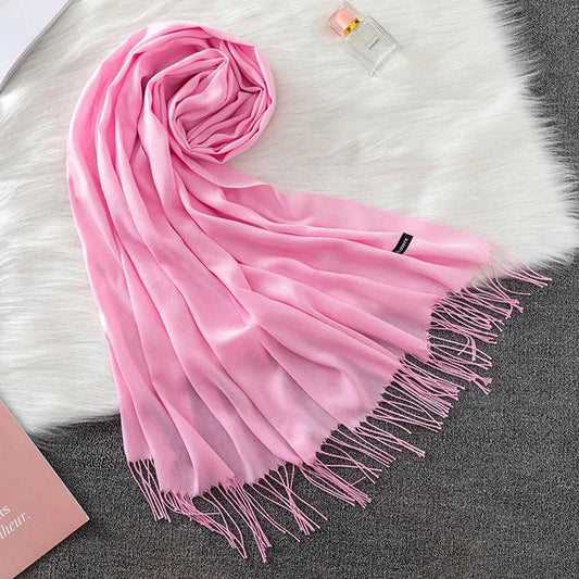 Plain Cashmere Candy Pink