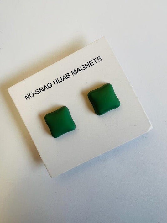 Hijab Magnets Square Matte Pair